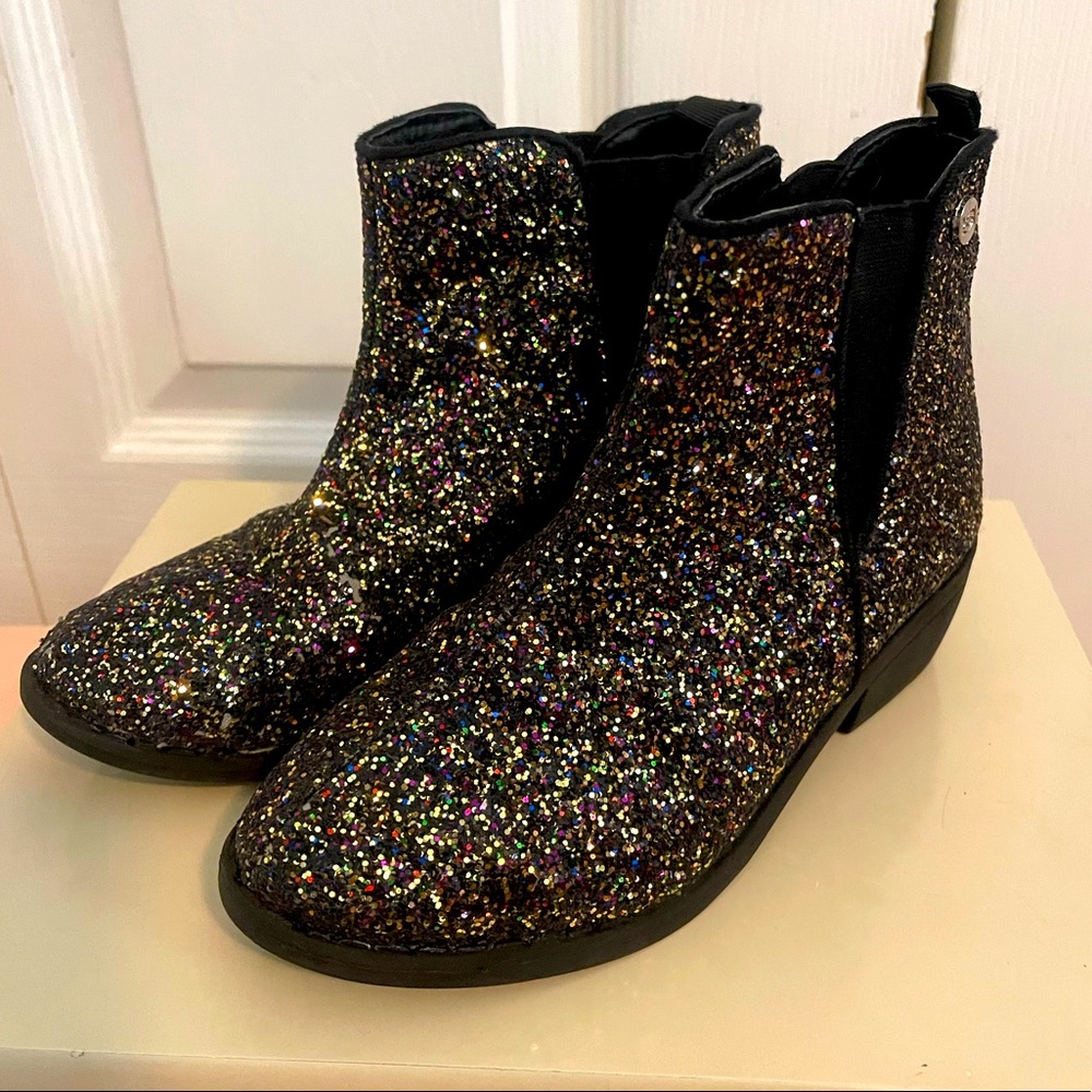 Girls glitter boots